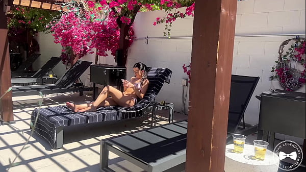 Cheating Wife Fucks BBC Poolboy While on Work Trip