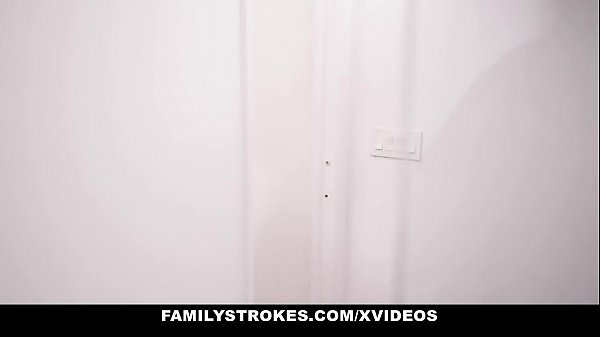 FamilyStrokes - Stepsister (Melody Foxx) Welcomes Stepbrother With Her Pussy
