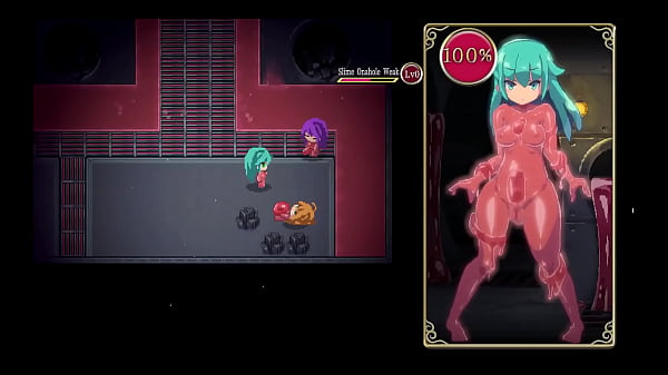 Mage Kanades Futanari Dungeon Quest [ Hentai Game PornPlay ] Ep.3 latex slime suit is pumping her tiny futa cock
