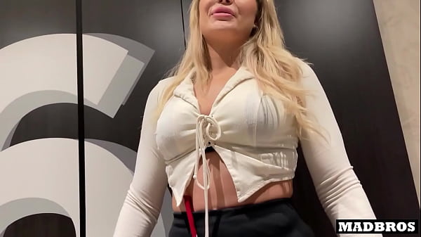 An English manager gets fucked in the toilets and elevator during her work!!!