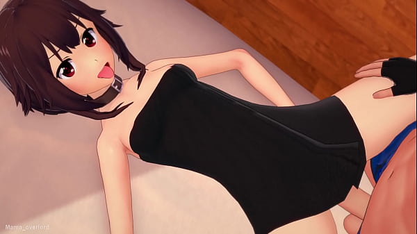 Megumin depois do banho quer ser fodida na cama (3d hentai) (versão adulta)