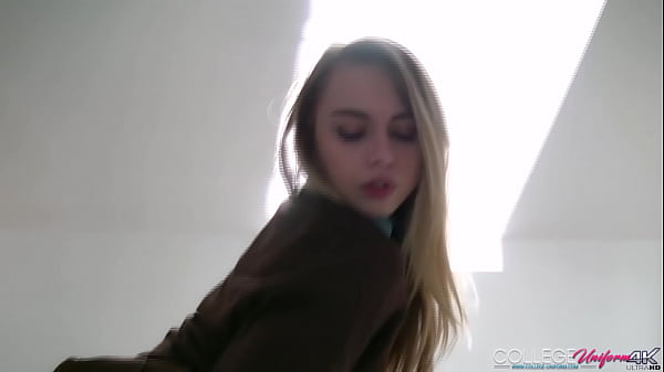 Girl Chloe Toy Wets Her Panties With Her Uniform On!