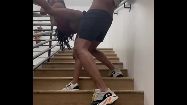 Almost got caught fucking in a stairwell