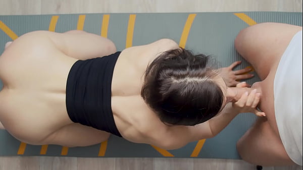 My workout was interrupted because my roommate fucked my mouth and ass... oiling me up