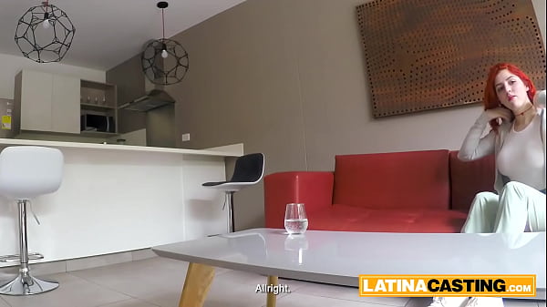 Innocent Colombian Redhead Tricked in Fake Model Casting