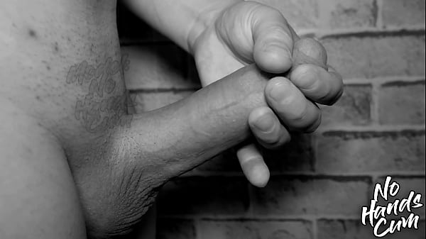 I didn't masturbate for month cock explodes sperm like a volcano I finished without help of my hands