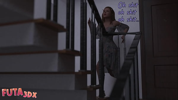 Futa3dX - Futa Blonde Babe Grows A Cock And Fucks Her Friends Hard