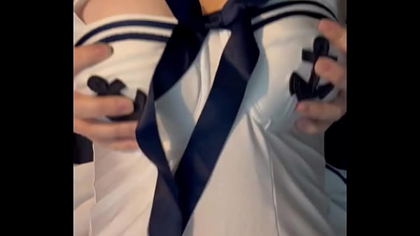 Goodbye bank holiday. Hello #faketits in sexy sailor uniform Thumbnail