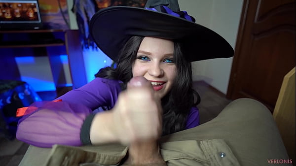 18 year old witch loves to fuck hard on Halloween