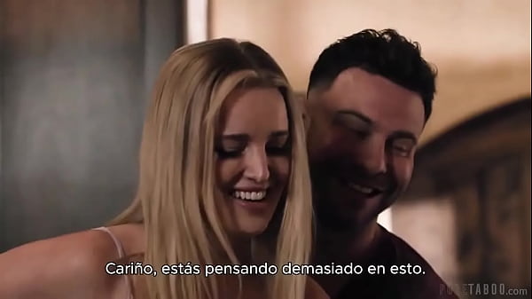 Blonde And Brunette Enjoy Threesome Sex. Family Taboo – Spanish Sub