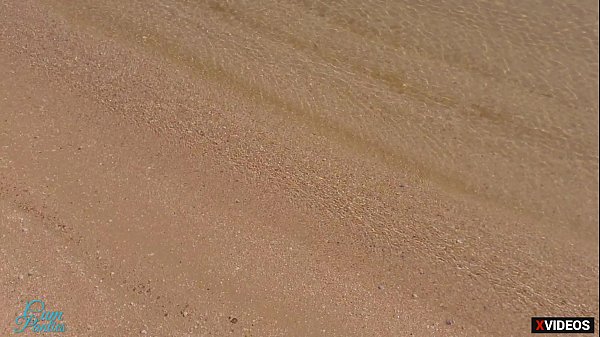 OMG STRANGER CUM IN MY PANTIES ON THE BEACH