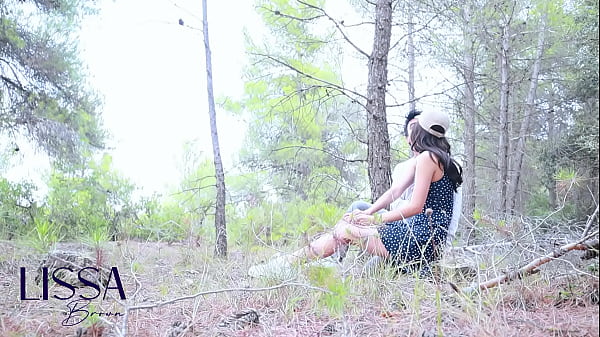 Stranger fucks my ass in the forest