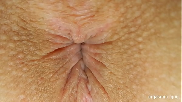 Pulsating Orgasm with anal contractions close up asshole