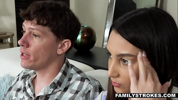 Stepbrother and Stepsister fights over TV remote