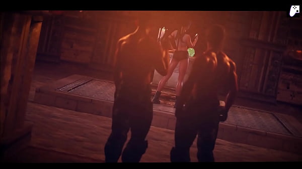 (4K - Forged3DX) Lara Croft adventurer discovers a hidden treasure but is surprised by three eager cocks who fuck her to cum inside | Hentai 3D
