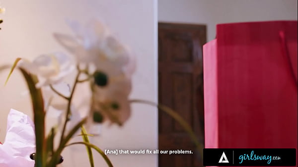 GIRLSWAY - Horny MILF Cory Chase Has DOUBLE DILDO SCISSORING After Getting STRAP-ON DPed! ROUGH ANAL