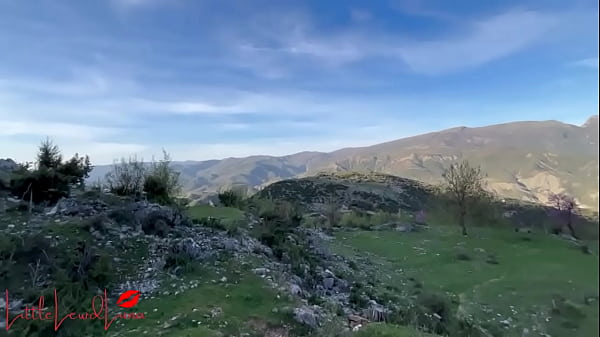 Hiking is boring? Asian Girl fucks outdoor in the mountains