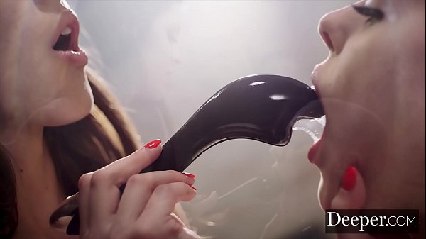 Deeper. Catalina shares her GF Paris in hot threesome