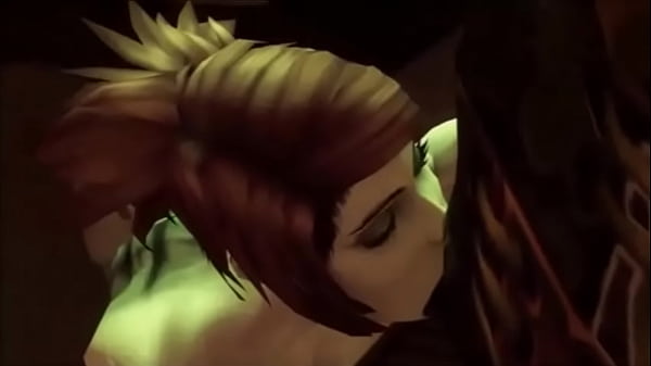 Undead female deep throats orc