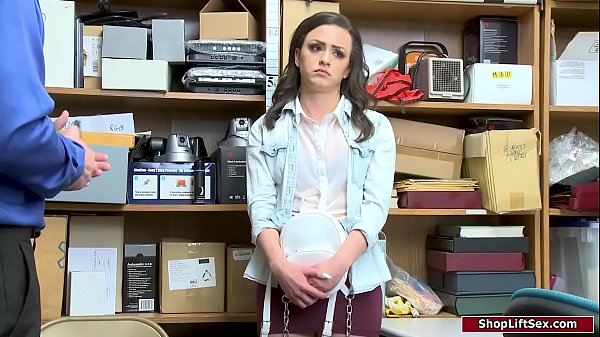Female thief assfucked by store officer