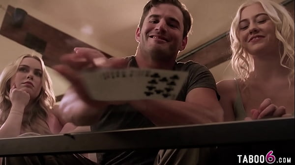 Stepcousin makes 18yo blonde teen Haley Spades jealous by fucking her bestie