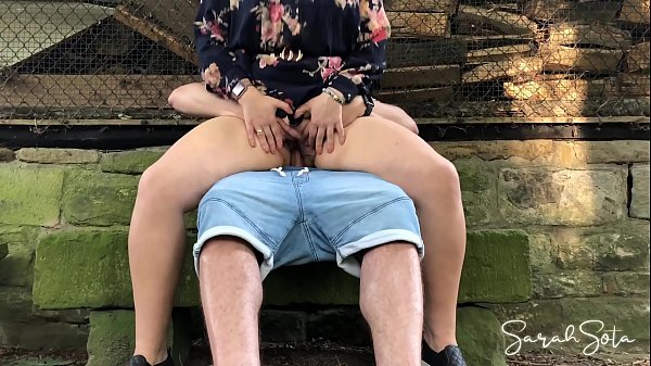 Fucking at an abondand barnyard - outdoor sex