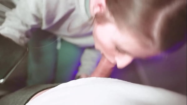 StepBrother fucks step sisters mouth while she is on the phone