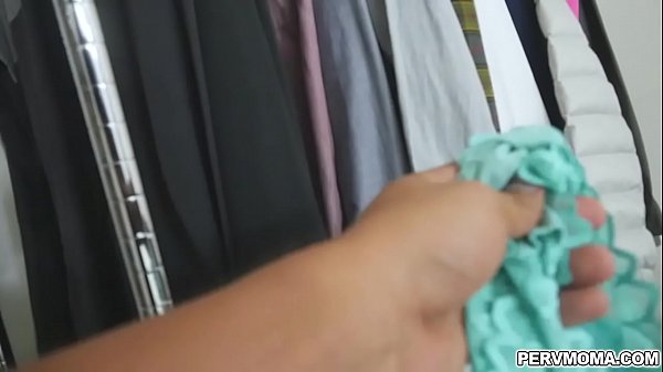 Danica Dillion lets her stepson have her panties and show him her milf pussy