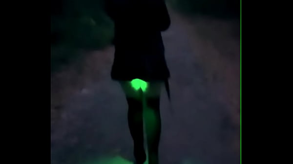 Free Public Walk with Anal Plug Thumbnail