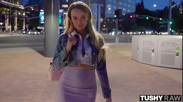 TUSHY RAW Petite Blonde Pristine’s tiny ass gets fucked hard