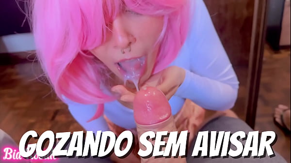 Avisei pra não gozar na minha boquinha!! Tô brava