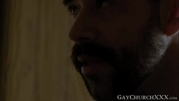 Throatfucking in the small window of the confession room