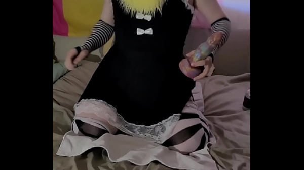 Trans Raptor Maid Fursuiter Breeds Her Little Rear With Allosaurus Cock (Zotan) From Bad Dragon Till Her Tailhole Creams