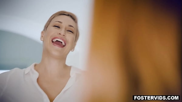 Busty stepmom Ryan Keely found out that her new foster step daughter Hannah Grace and foster Zach were attracted to each other.