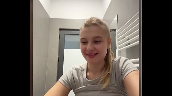 Creampie pussy. Squirting in public and fingering