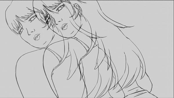 SPEEDPAINT Redhead miniskirt girl Thumbnail