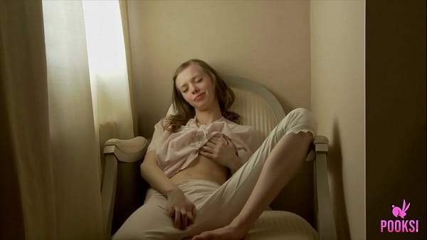 Petite Coed Daisy Shows Off Her Boobs And Pink Pussy While Dancing!