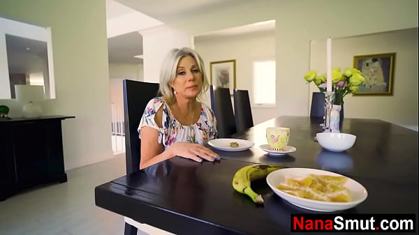 Horny step grannies threesome fuck step grandson