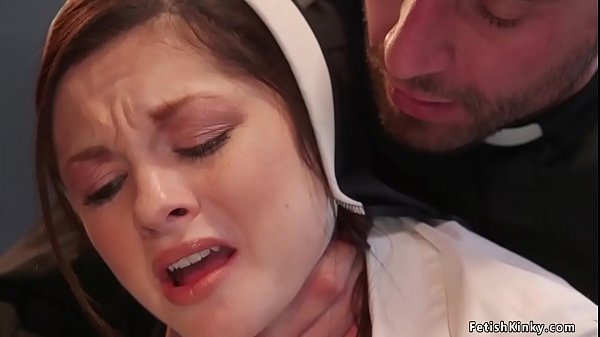 Priest fucks young nun and her stepmom