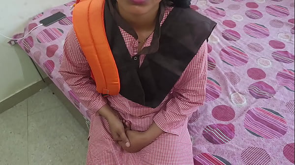 Alpana was fucking with boyfriend on college time and college uniform sex in clear Hindi audio she was sucking dick in mouth and painfull fucking