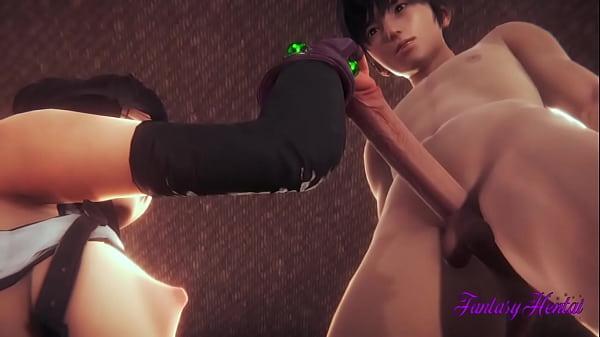 Final Fantasy VII Hentai 3D - Tifa boobjob and fucked - Japanese manga anime game porn