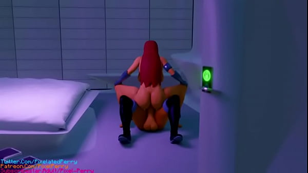 StarFire e BlackFire fazem um threesome com a Raven