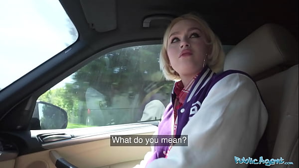 Public Agent Cute looking blonde picked up and fucked hard in her soaking wet pussy