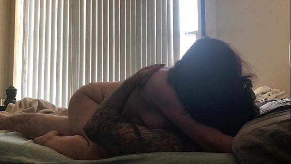 He cums inside her - mature milf riding orgasm