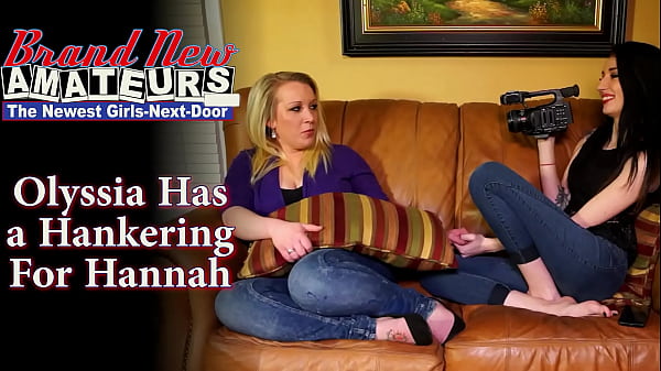 Horny Blonde Hannah And Cute Brunette Olyssia Suck And Ride The Same Cock! Thumbnail