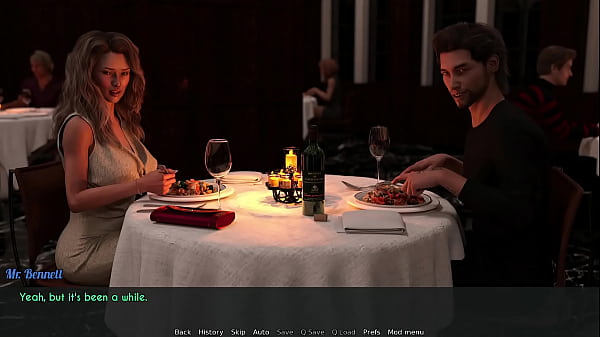A Wife And StepMother (AWAM) #11 - Dinner  with Bennett - Porn games, Adult games, 3d game