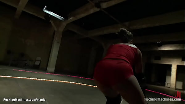 Lesbians anal fucking with machines