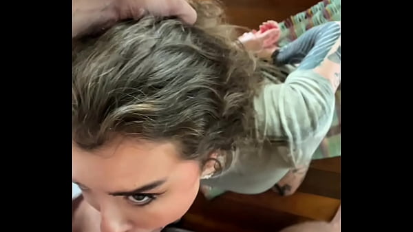 Hot Canadian Blonde EDEN IVY GAGS & LICKS Balls After Casting - SLOPPY POV Cum SHOT Thumbnail