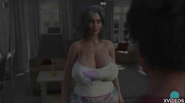 THE GOLDEN BOY #53 • Sniffing her panties and staring at her giant tits