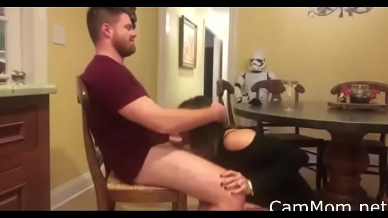 Cute blows him then quickly rides him to orgasm -